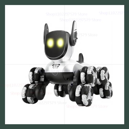 Q200 Remote Control car Small Eight Wheel Gesture Sensing Multi functional Voice Interaction RC Stunt Machine Dog  Children Toys