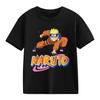2026 Naruto Kids TShirt Uzumaki Uchiha Sasuke Hatake Kakashi Anime Character Print Cotton Short Sleeve Boys Girls Round Tops