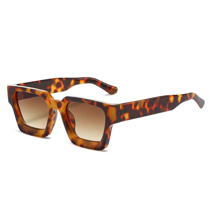 New Luxury Designer Sunglasses for Women Men Square Stylish Trend UV400 Sun Glasses Famous Brand Eyewear