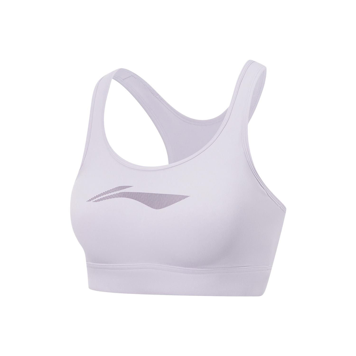 

Li Ning Серия Фитнес Простой Повседневный Мягкий Универсальный Дышащий Удобный Спортивный бюстгальтер Женское нижнее белье AUBV046-5 S