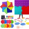 Children Outdoor Toy Balan Stepping stone Foot Tactile Sensory Integration Training Social Game Montessori  Autism Therapy Toy
