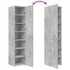 Highboard Concrete Grey 40 x 42.5 x 185 cm Particleboard