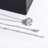 925 Sterling Silver Moissanite Pendant Necklace, Women's Versatile Fashion, Ideal for Valentine's Day or Birthday Gift