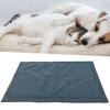 Pet Sleeping Mat AntiBite Universal Washable Waterproof Pads Soft Mattress for Dogs Cats(Navy Blue L)