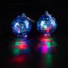 Colorful LED Earrings with Disco Balls Style Nightclub Earrings Plastic Texture Suitable for Party Wear and Clubbing Wear