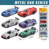 Mini 1:64 Scale Metal Sports Car Series Model Toy Alloy Body Rubber Tires Racing Cars Collectible Ornaments Gifts for Boys