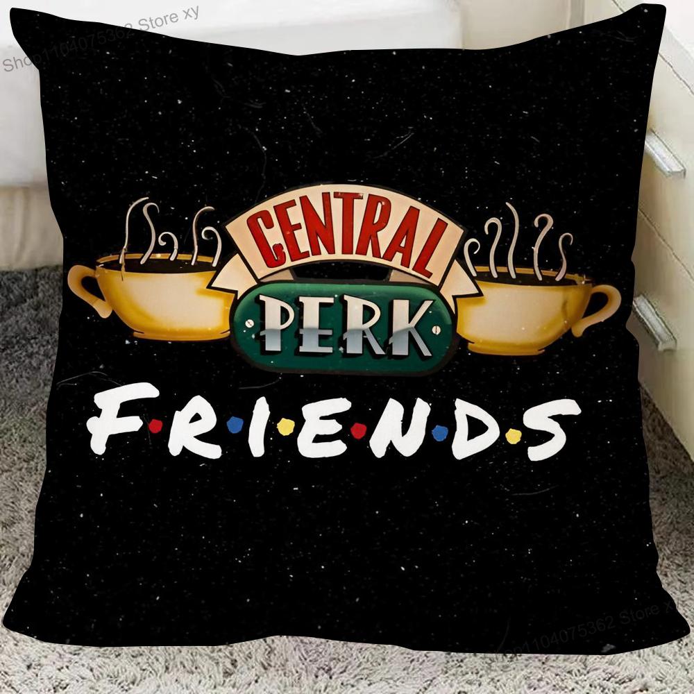 1Pc Classic Tv Series Friends Pillow Case Square Pillow Cushion Cover Bedroom Sofa Room Decoration Casual Pillow Cover