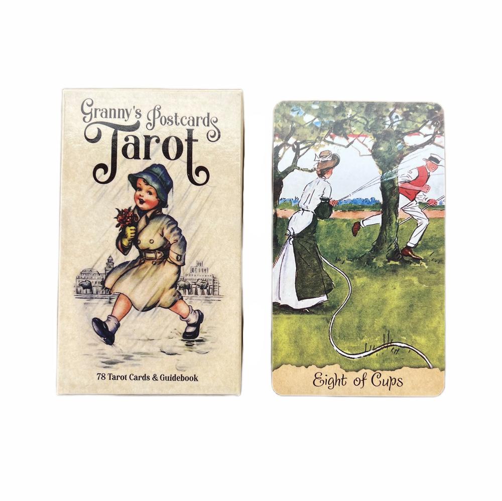 Omas Postkarten Tarot 78 Karten Tarot Deck Wahrsage Kartenspiel von Mykola Taradaiko Enthält 78 Echte Postkarten Vorher