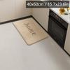 Long Flannel Kitchen Floor Mats Water and Oil Absorption Soft Mats Household Non-slip Mats Bathroom Mats Door Mats
