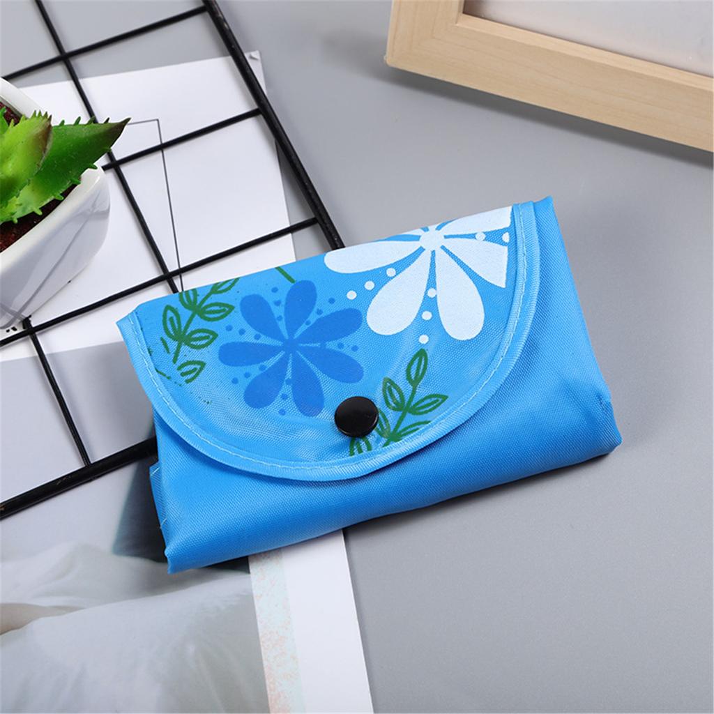Foldable Shopping Bag for Women Portable Eco Grocery Pouch Tote Storage Bag Travel Pouch