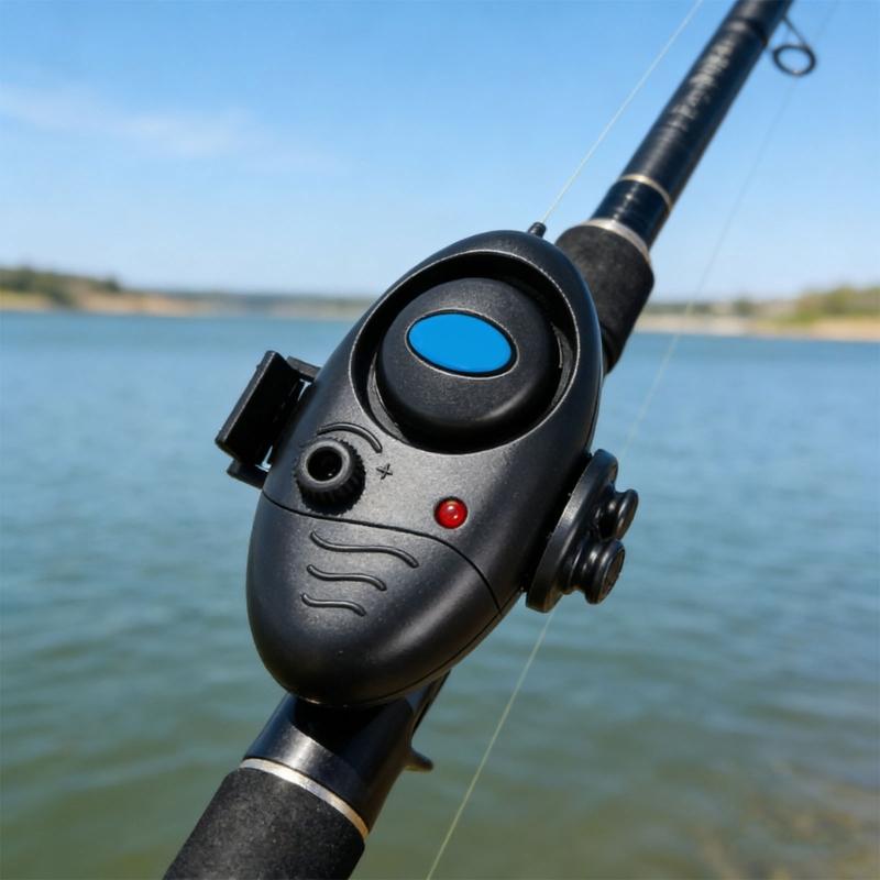 Allarmi Elettronici per Pesca Indicatore Elettronico Sensibile Indicatore di Abboccate per Canna da Pesca Facile da Installare