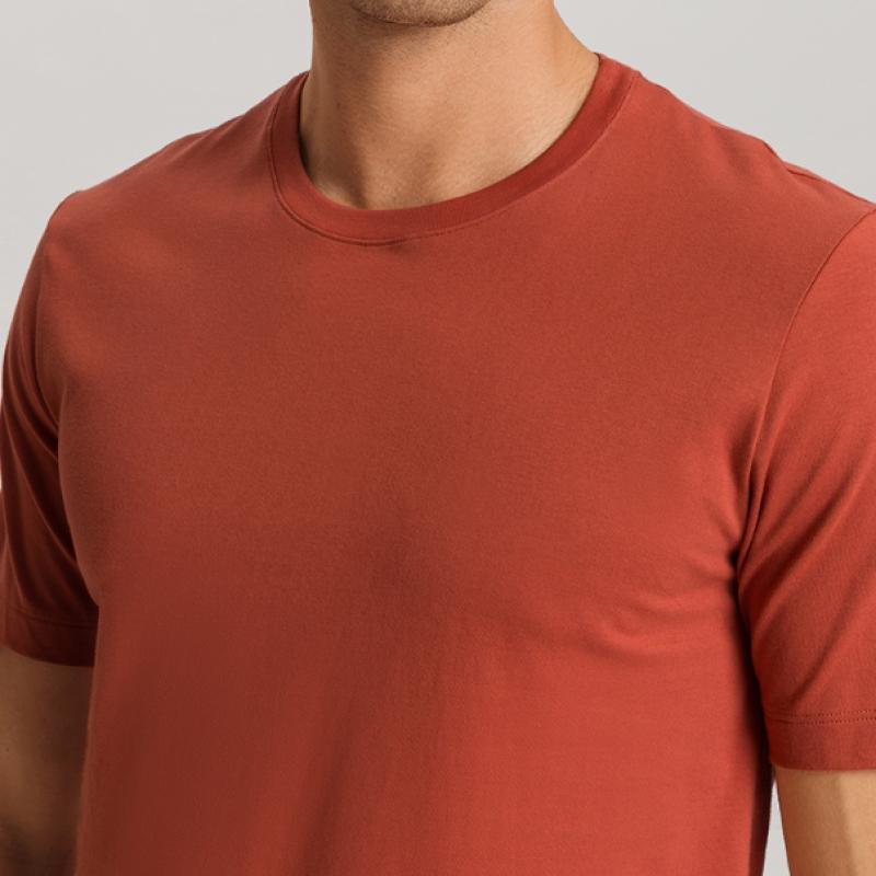 Hanro ShorT Sleeve T shirT 75050 chuTney