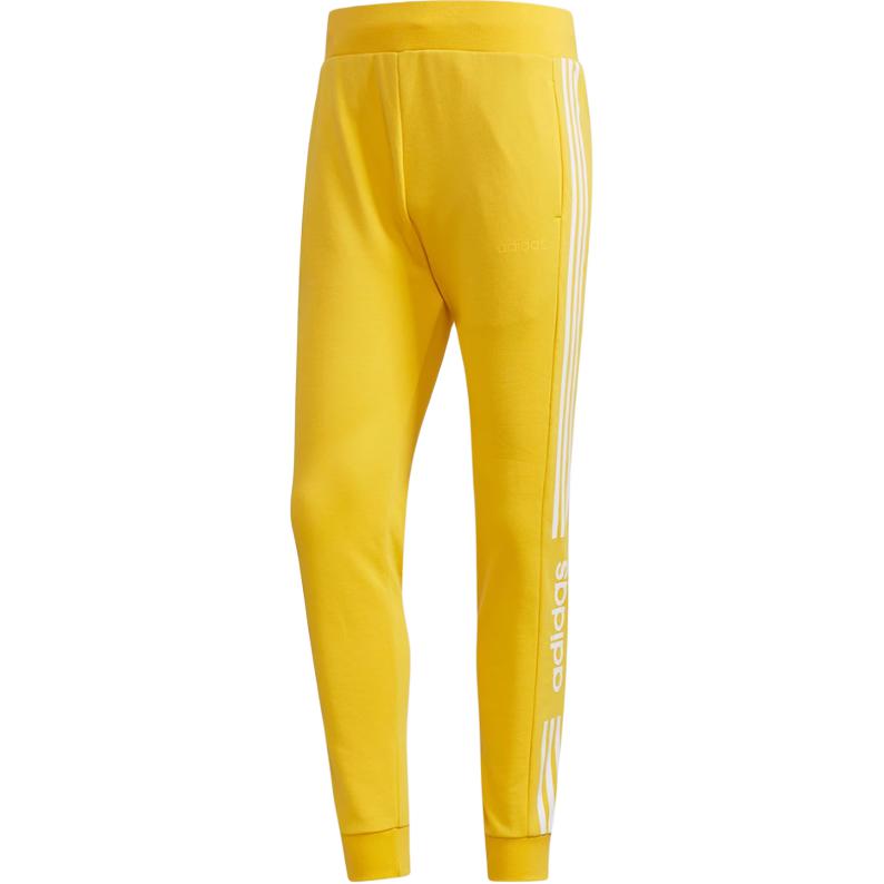 Adidas Neo M Ce 3S Tp Mens Training Series Tapered Fashion Casual Knitted Sports Pants Men Pants Yellow GD1639