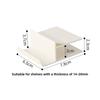 Plastic Desk Edge Phone Holder Stable Space-Saving Clip On Tablet Stand Clamp On Floating Phone Shelf For Phones and Tablets