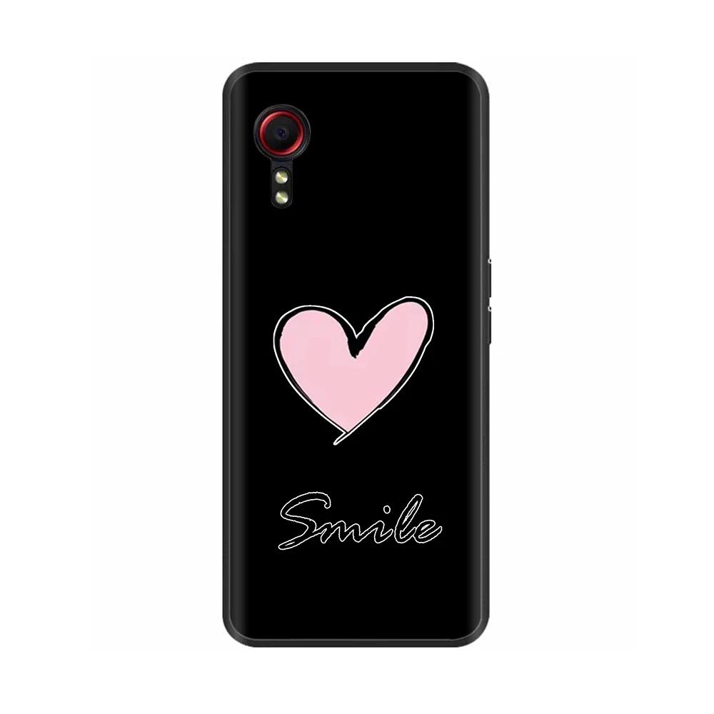 Per Samsung Galaxy Xcover 7 Custodia Morbida Liscia Silicone Liquido Cartoon Guscio Telefono Per Samsung XCover7 Cover Posteriori Protettive in TPU