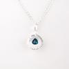 Apatite Gemstone 925 Sterling Silver Jewelry Handmade Pendant 1.15" Gift For Mom PP-8-11
