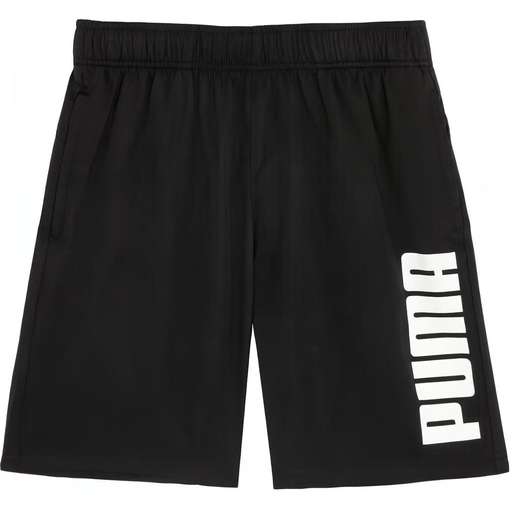 Puma Ess Printed Letter Elastic Waist Mid Rise Casual Shorts Men Shorts Black 848712-01