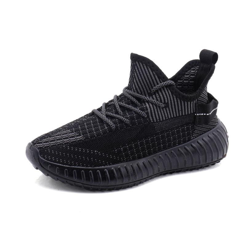 Men's new men's shoes breathable fly-woven sports shoes men's trend student couple versatile casual shoes women