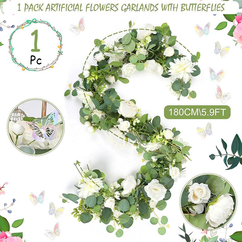 1PC Simulation Eucalyptus Vine Parties Home Decoration Hanging Party Artificial Vine Wall Decor Multiple Options Available