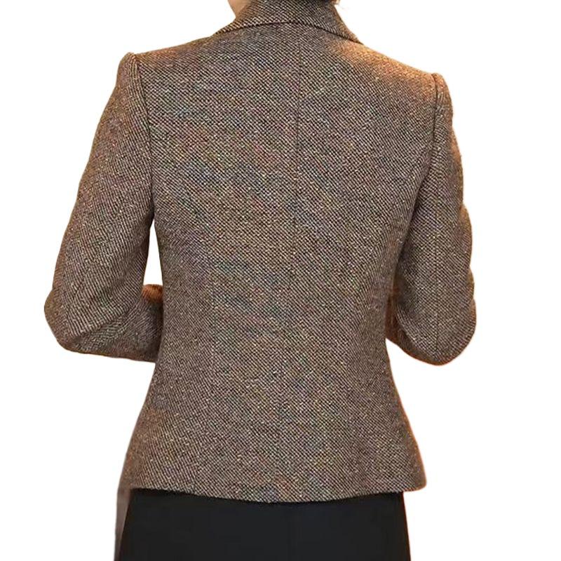 Women's Autumn/Winter Stylish Petite Blazer - Versatile, Slim, and Chic