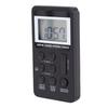 Personal AM FM Pocket Radio Portable Digital Tuning Radio with 500mAh Rechargeable Battery Earphone Lock Screen for