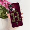 Transparent For Oppo Reno 13Pro CPH2697 PKK110 Cover For Oppo Reno 13 Pro Case Luxury Crown A-Z Letters 2D Flat Pattern