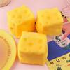 1Pcs Simulation Cheese Shaped Squishy Toy Soft Elastic Stress Relief For Kids Adults Office Home Daily Relaxation