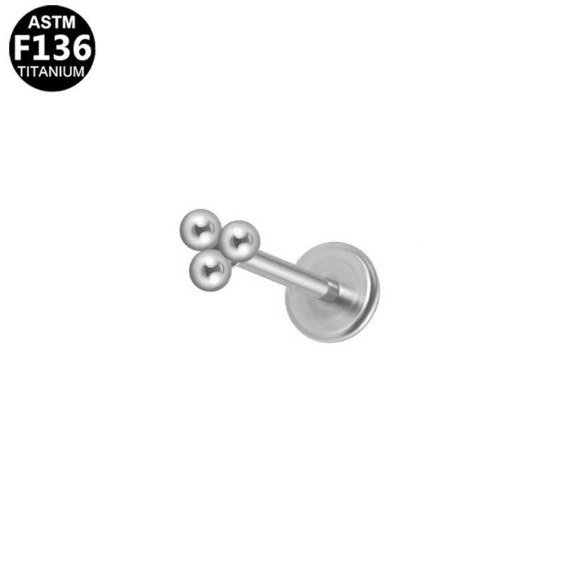 Stylish Cross-Border Titanium Alloy Star Piercing Earrings for Fashionable Commutes