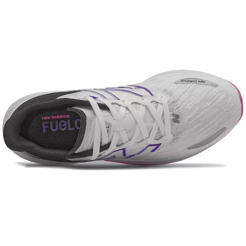 New Balance FuelCell Propel Women Comfort Casual Mesh Synthetic Leather Fabric Low Marathon Running Shoes Pink White WFCPRLM3