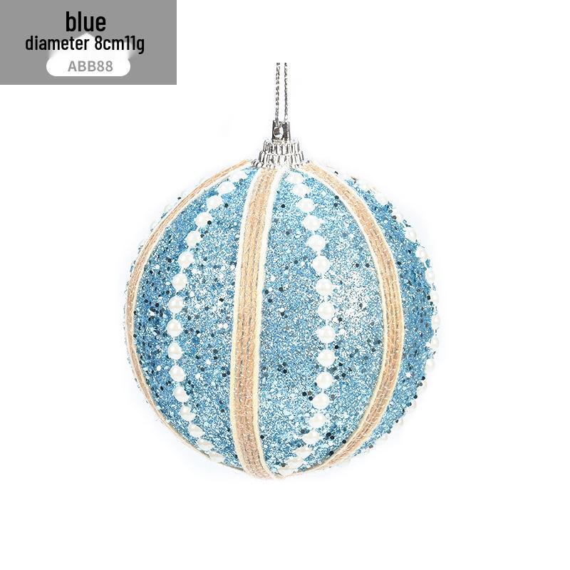 Gangheng 8CM Pearl Foam Christmas Tree Decor Ball Ornament