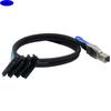 Mini SAS HD SFF-8644 To SFF-8482 Combo SATA Data Cable for Hard Drives