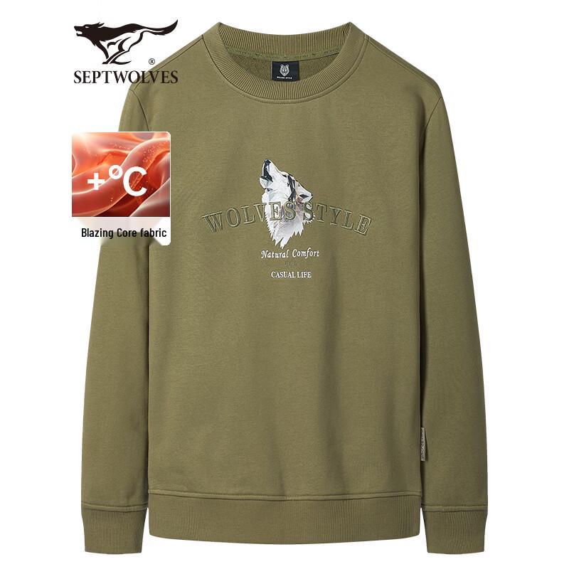 Septwolves Men s Long-Sleeve Casual T-Shirt XL