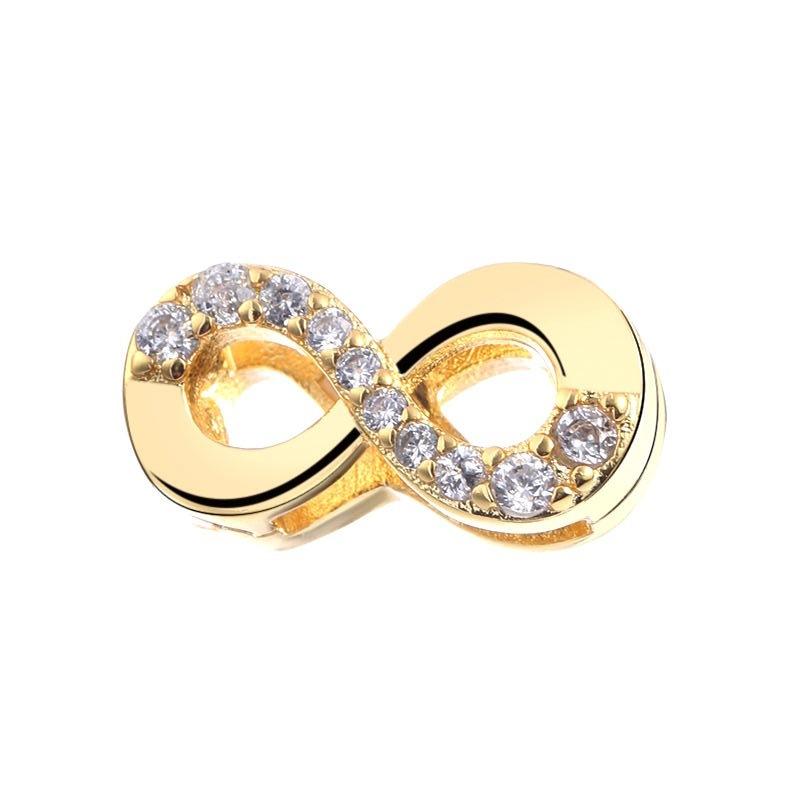 925 Silver DIY Armbandsberlock Glänsande Pärla Tusensköna Rosett Platt Lås Reflekterande Smyckesklämma