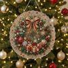 3D Perlen-Kunstbedarf Weihnachten Kunstperlen Malerei Sonnenfänger-Set, Niedlicher Weihnachtsmann Schneemann Baum Kreative Bastelprojekte für Feiertage Schmuckstück,
