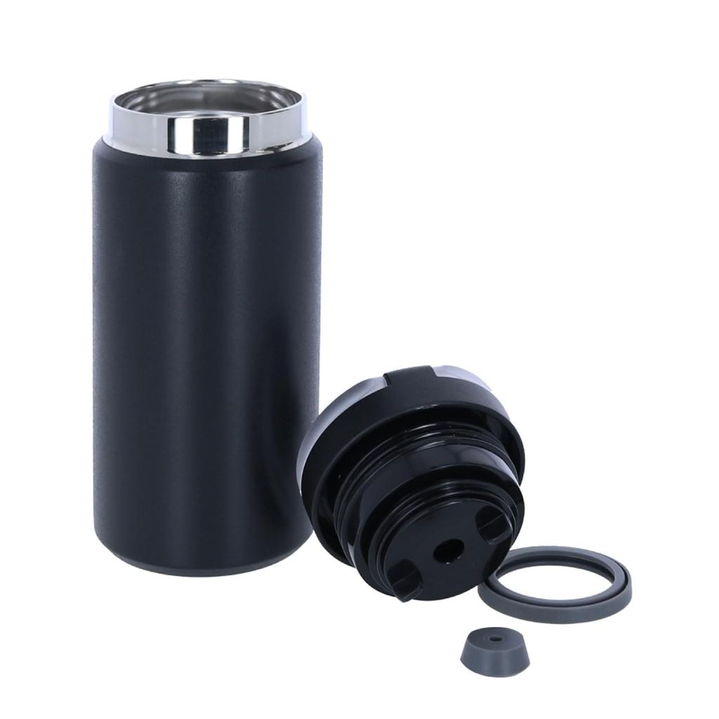 Trade Works Zalatto Thermos Bottle, 380ml, Double-Walled, Vacuum Insulated, White, Suitable for Carbonated Beer and Alcohol, TS-1873-044