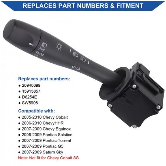 Multi-function Turn Signal Switch for 2005 2006 2007 2008 2009 2010 Chevy Cobalt