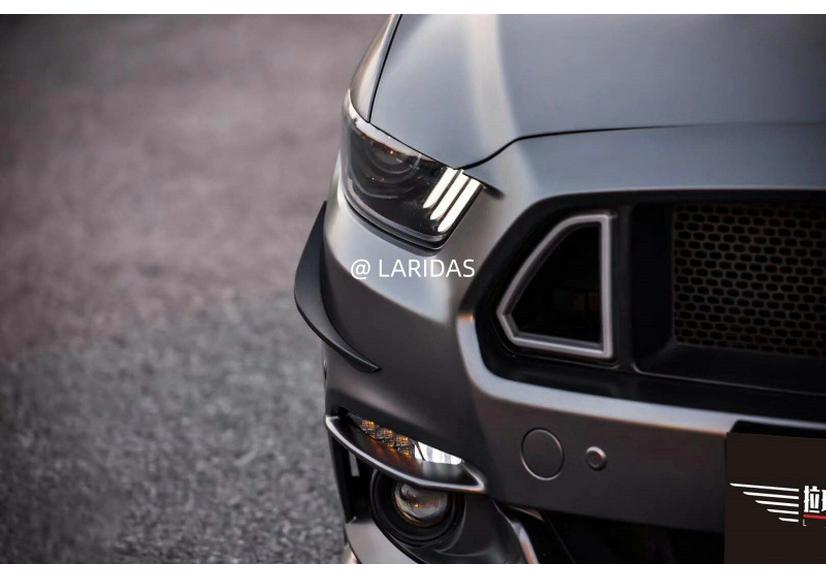2015-2017 Ford Mustang S550 Front Bumper Canards