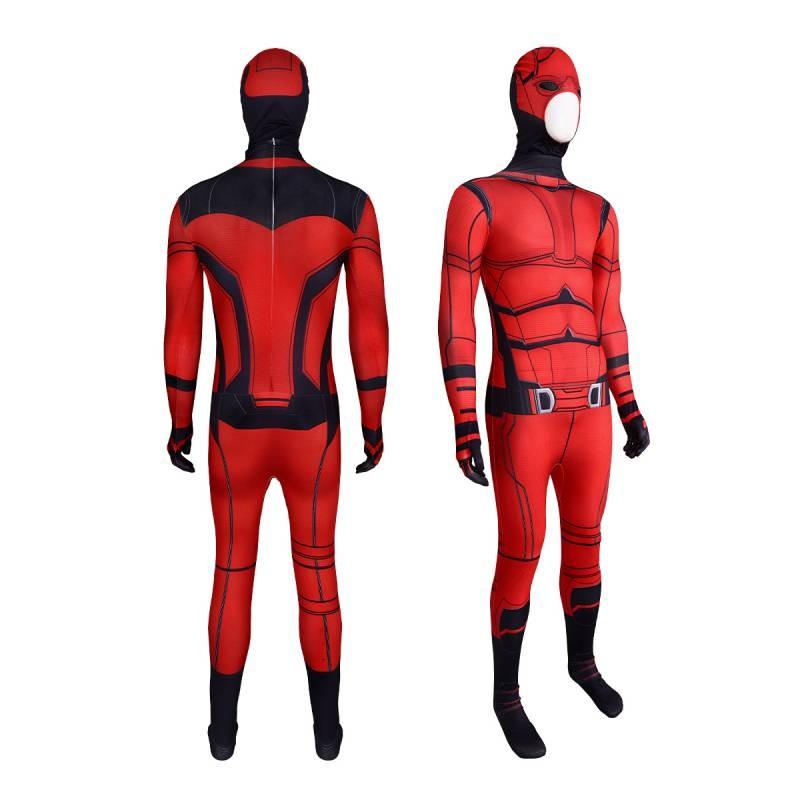 Tiger Daredevil White Cosplay Bodysuit Costume Jumpsuit Halloween Party Gift