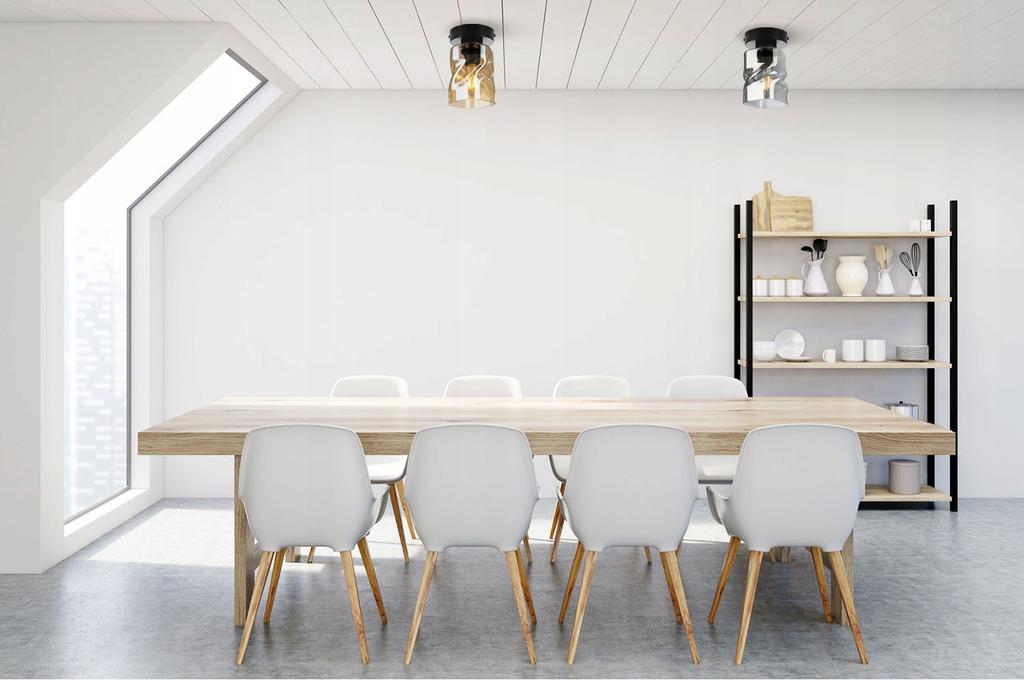 MODERN CEILING LAMP ELEGANT GLASS LAMP