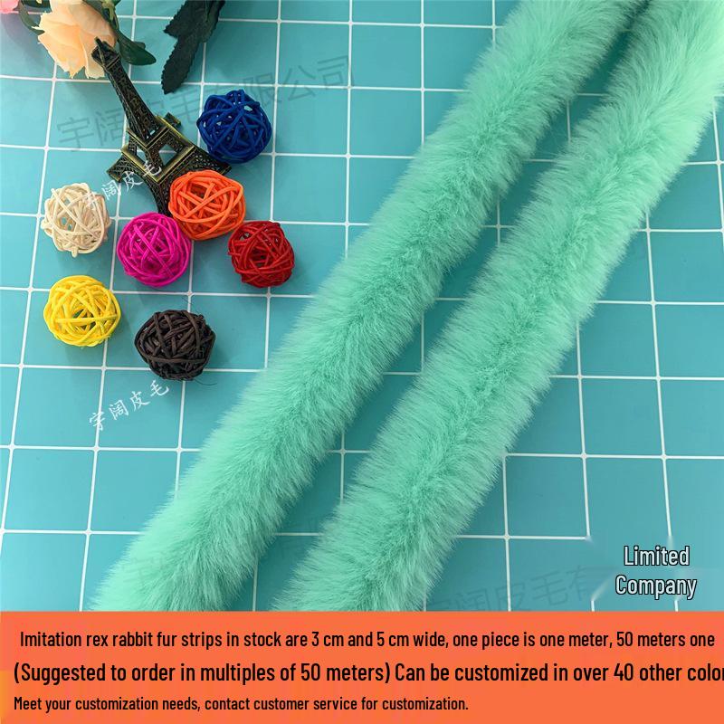 Imitation Rabbit and Mink Fur Strips: Autumn/Winter Cheongsam Accessories, Cuffs, Cape Trim