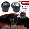 Matte Gear Shift Knob Lever Shifter Handball Stick Pen Handle Head For Renault Twingo Scenic Clio II 2 MK2 Megane Laguna Kangoo