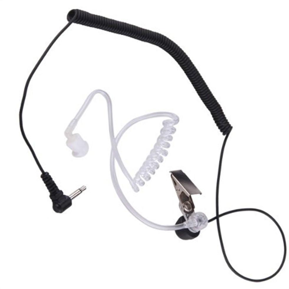 Receive Earpiece 3.5mm Stretchy Flexible External Listen Headset Portable Professional Wearable Speaker Microphone