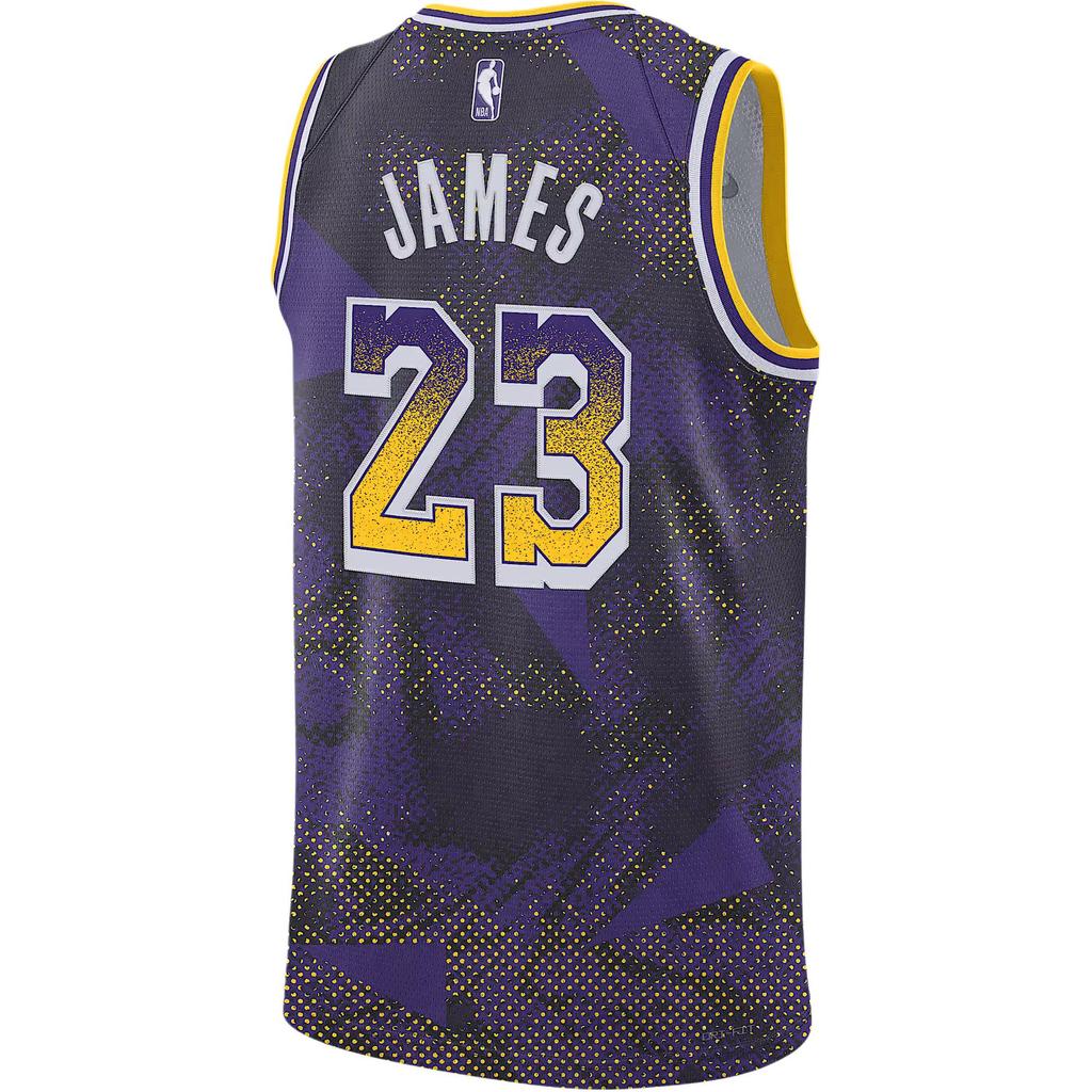 Nike Men's NBA LeBron James Lakers 2025/26 Select Series Swingman Jersey Purple HJ4066-504