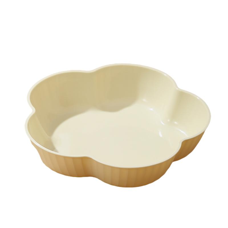 Flower Fruit Plate Home Living Room Snack Plate Fruit Plate Candy Plate Front Desk Snack Plate