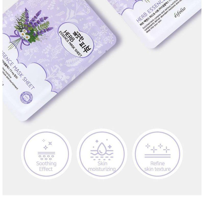 esfolio - Herb Essence Mask Sheet Set