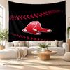 Boston Red Sox Wall Tapestry, Soft Fabric Wall Hanging, Decorative Backdrop For Bedroom Home Wall Art