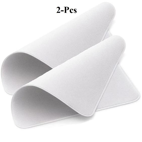 Polishing Cloth For iPhone Screen Double-Layer Microfiber Reusable Cleaning Cloth For iPhone iPad iMac Apple Watch Screens 4
