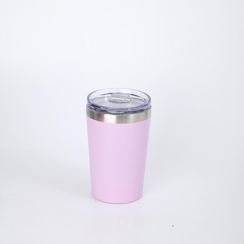 Bunter 12oz Isolierter Becher, 304 Edelstahl Vakuumbecher, Auslaufsicherer Reisebecher mit Deckel für Auto & Kaffee