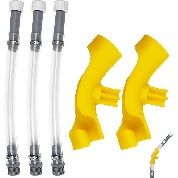 2 PCS Racing Fuel Jug Hose,Jegs Jugs & Scribner Fuel Tanks - Compatible With 3/5/5.5 Gallon Containers - Perfect For Motorsports & Off - Road Racing