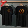 Half Life Classics Logo Lambda in Tops & Tees Cotton T-shirt Vintage Unisex Clothing Graphic T Shirts Streetwear Shirts